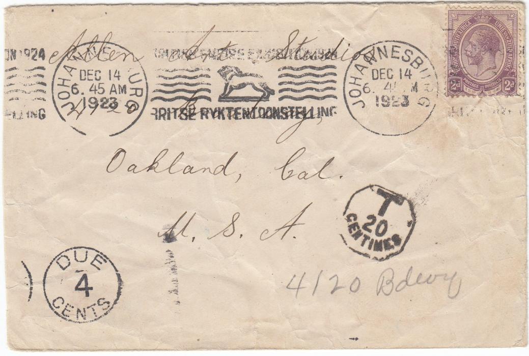 BRITISH EMPIRE EXHIBITION (SOUTH AFRICA)