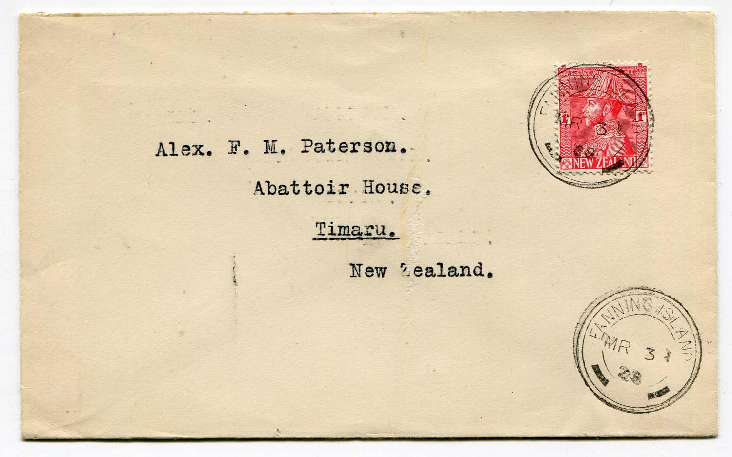 GILBERT & ELLICE ISLANDS (FANNING ISLAND)