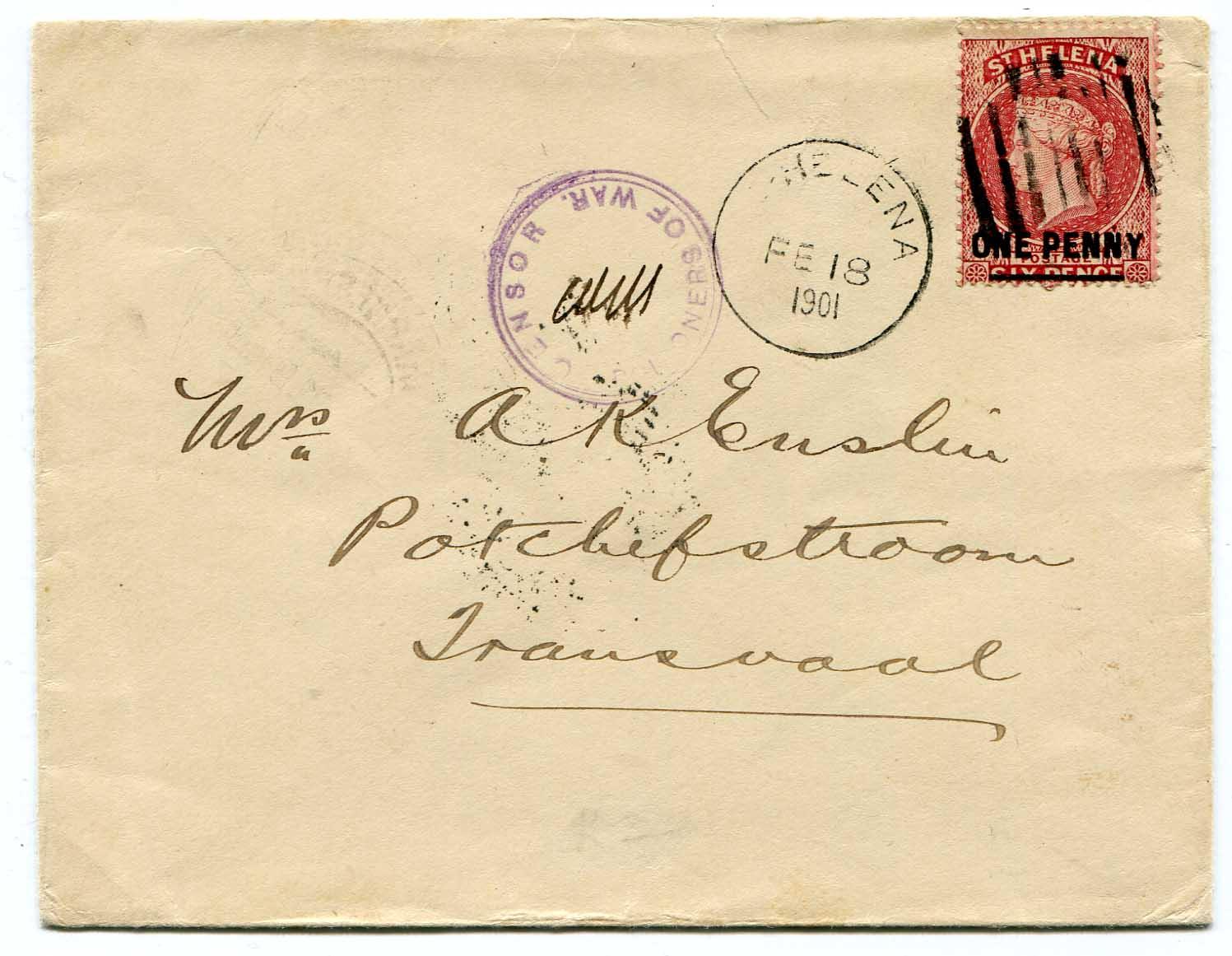 BOER WAR (ST HELENA)