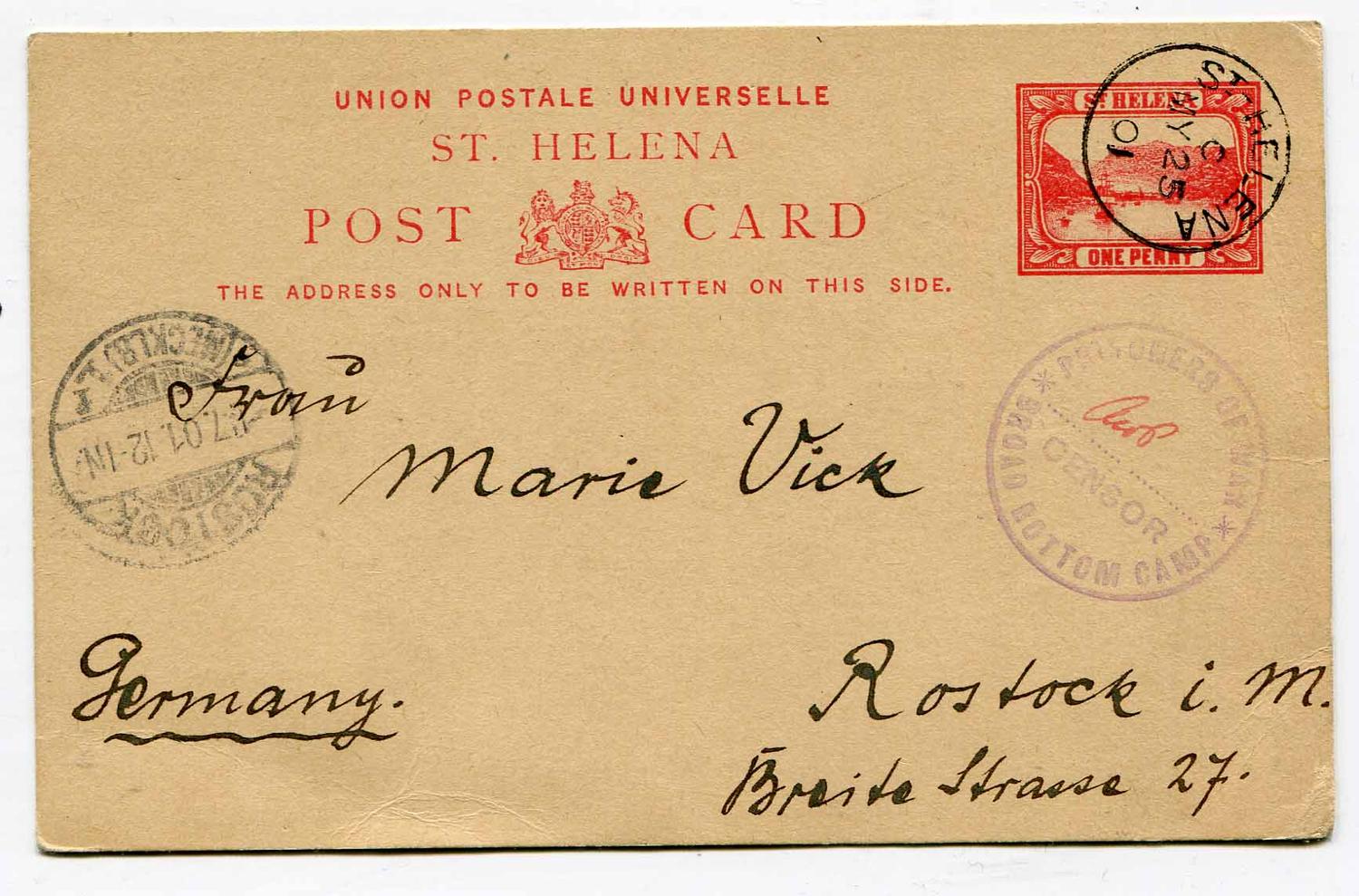 BOER WAR (ST HELENA)