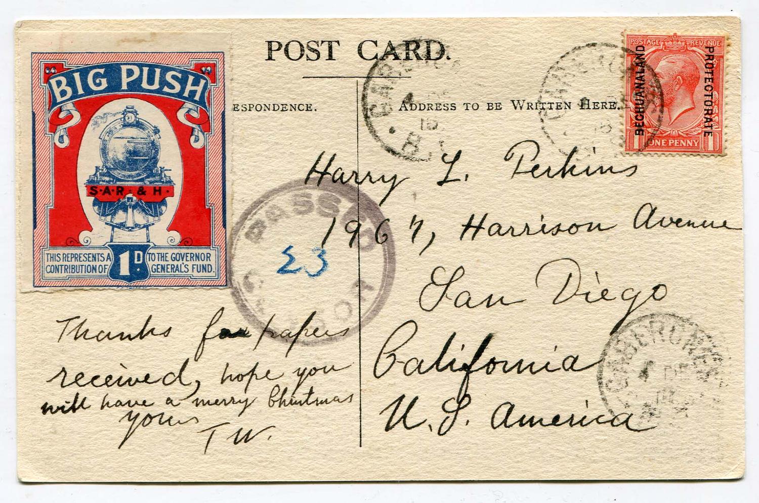 BRITISH BECHUANALAND