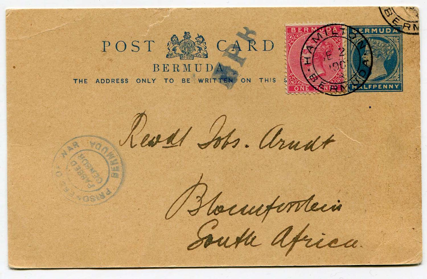 BOER WAR (BERMUDA)