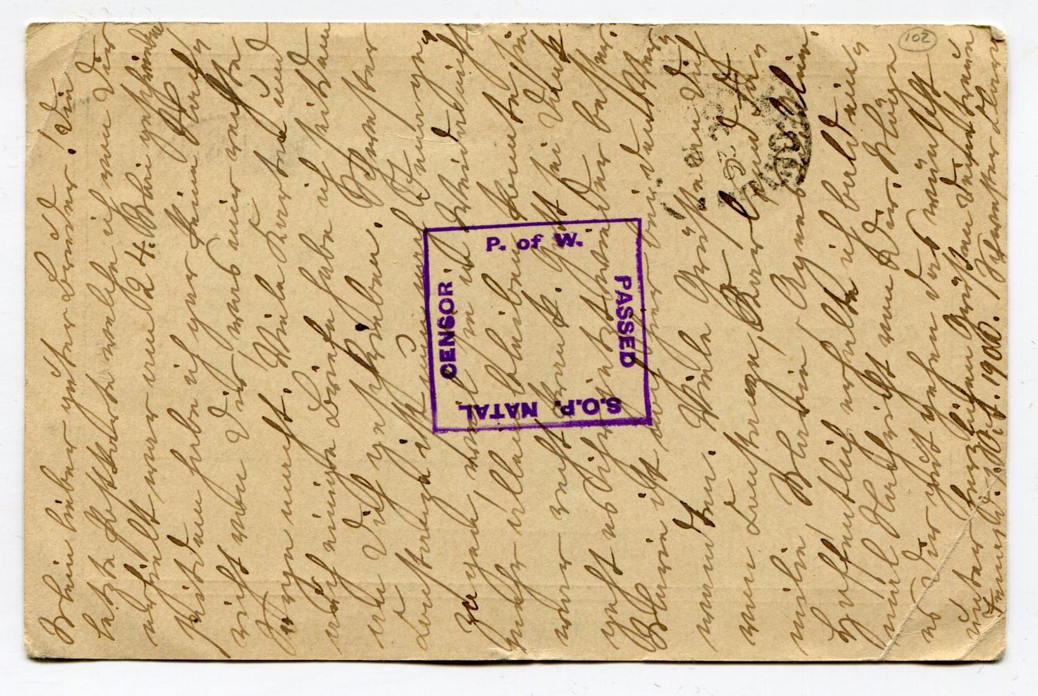 BOER WAR (NATAL)
