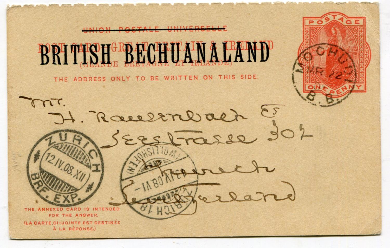 BRITISH BECHUANALAND