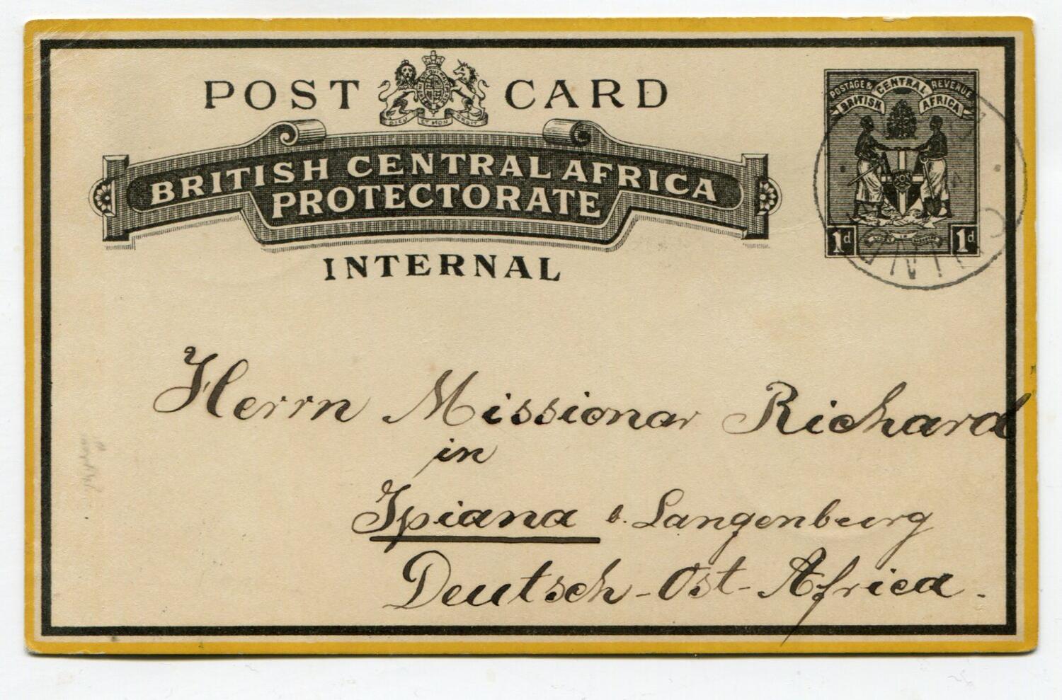BRITISH CENTRAL AFRICA