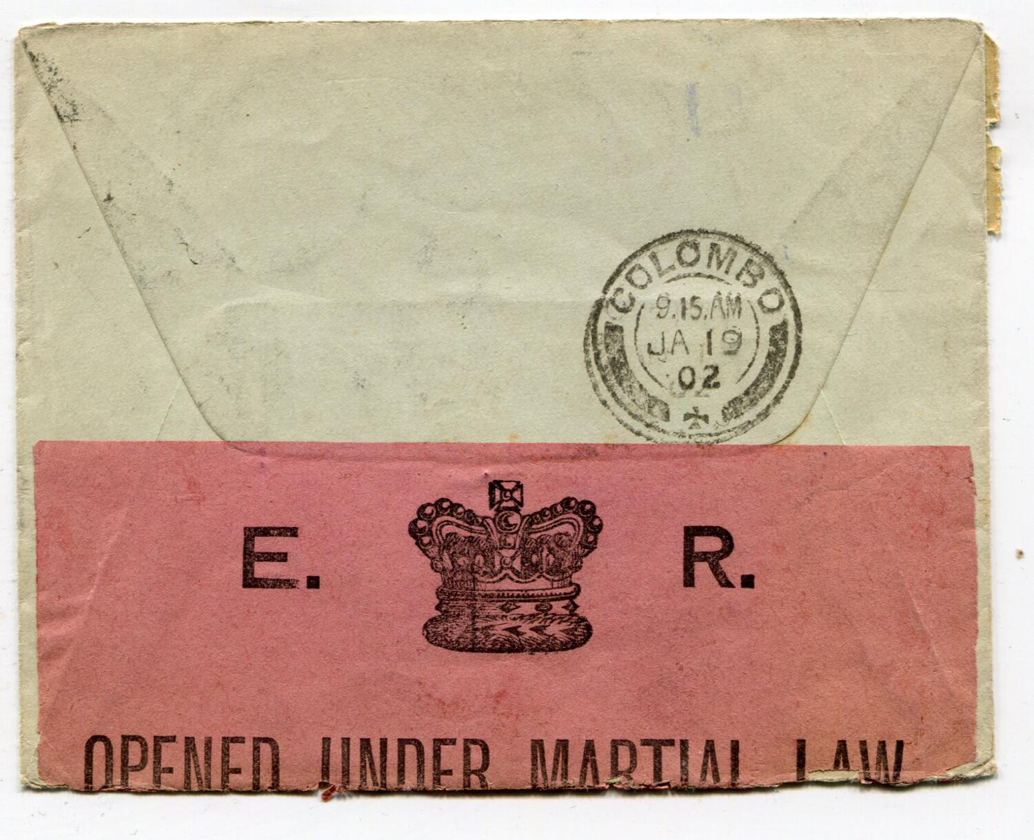 BOER WAR (CEYLON)
