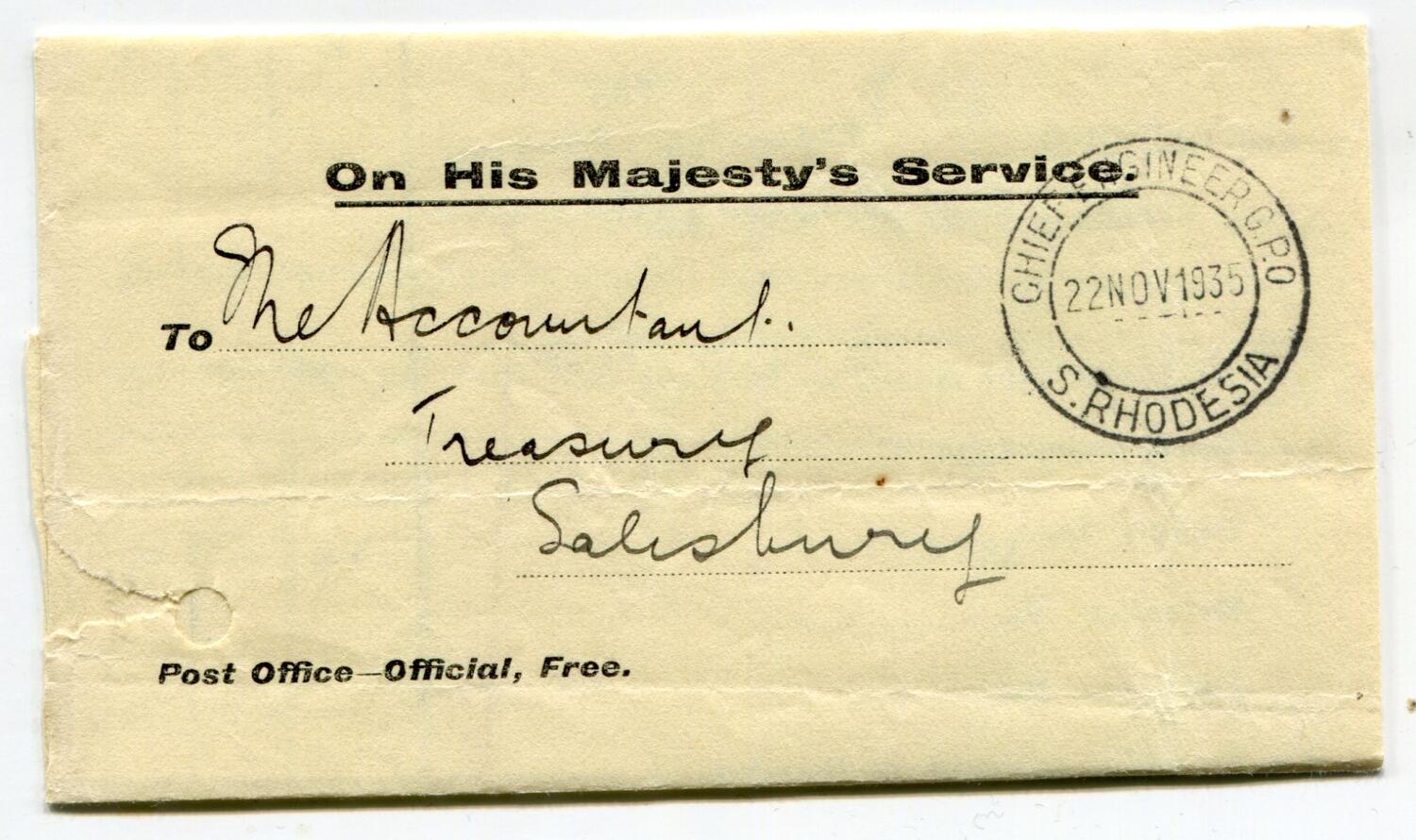 SOUTHERN RHODESIA