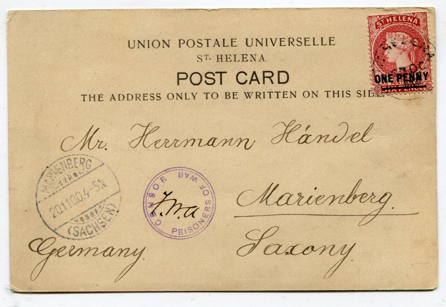 BOER WAR (ST HELENA)