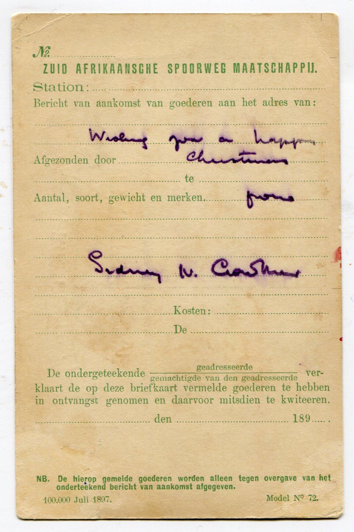 BOER WAR (TRANSVAAL)