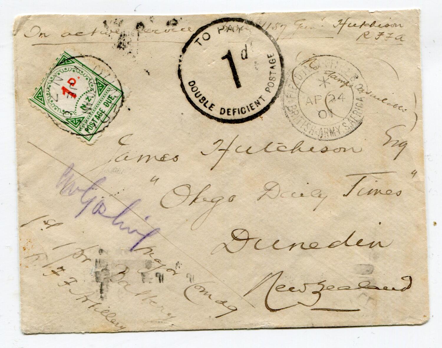 BOER WAR (NEW ZEALAND)