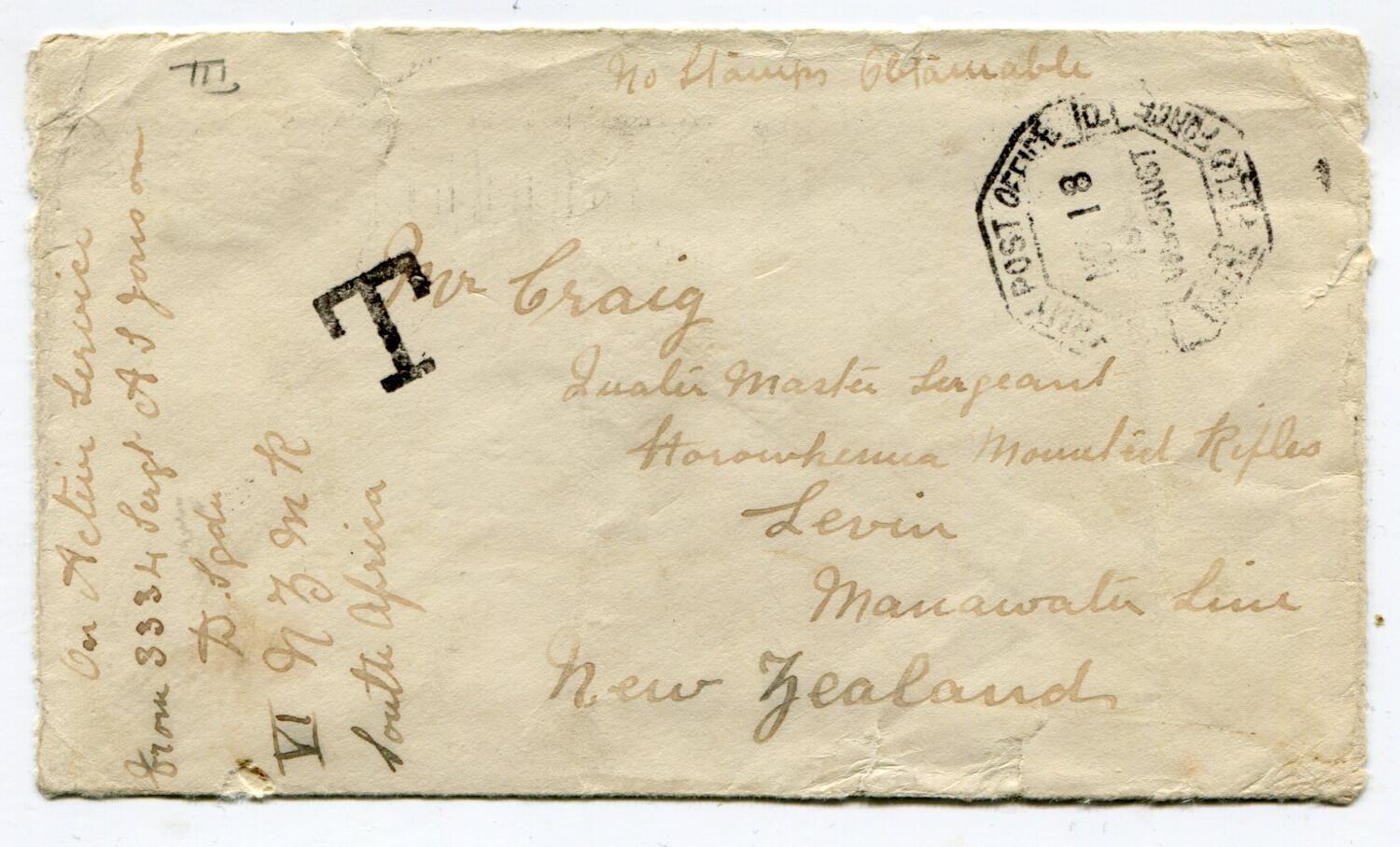 BOER WAR (NEW ZEALAND)