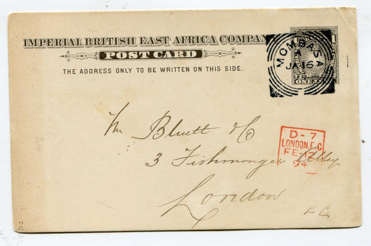 BRITISH EAST AFRICA