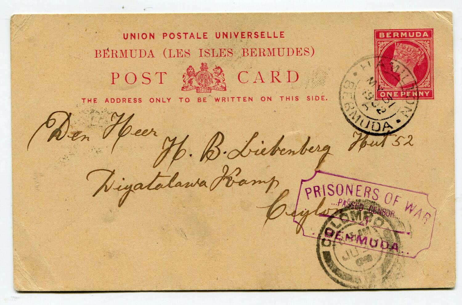 BOER WAR (BERMUDA)