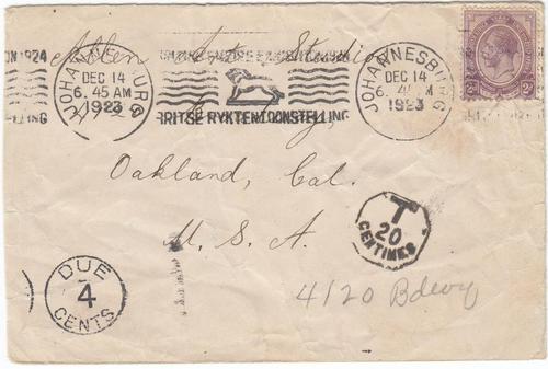 BRITISH EMPIRE EXHIBITION (SOUTH AFRICA)