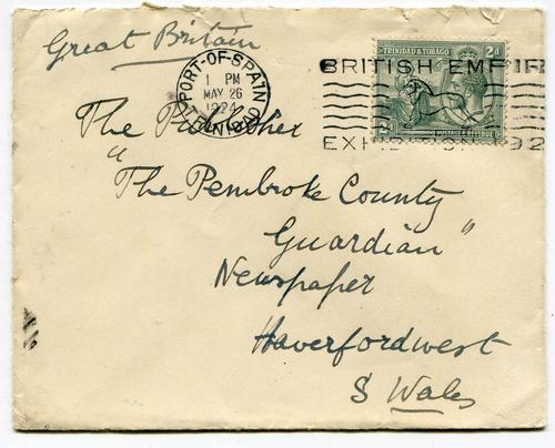 BRITISH EMPIRE EXHIBITION (TRINIDAD)