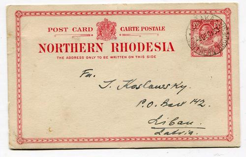 NORTHERN RHODESIA