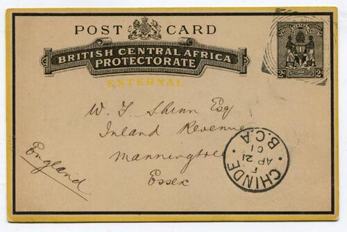 BRITISH CENTRAL AFRICA