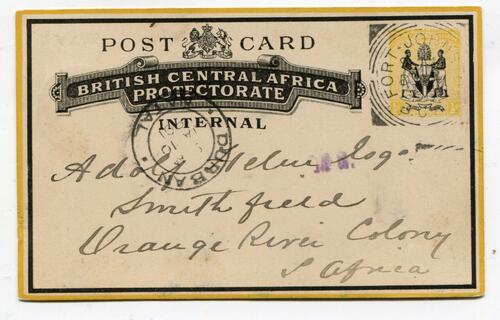 BRITISH CENTRAL AFRICA