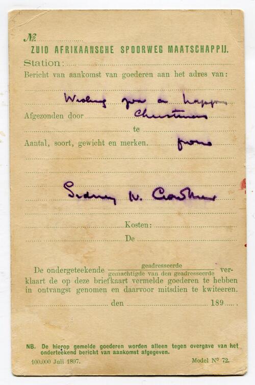 BOER WAR (TRANSVAAL)