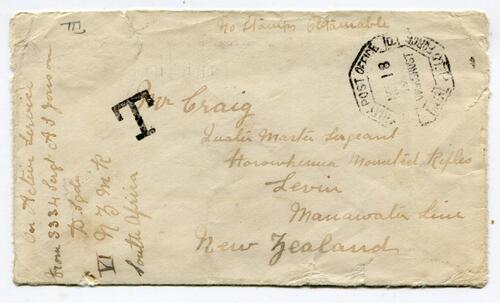 BOER WAR (NEW ZEALAND)